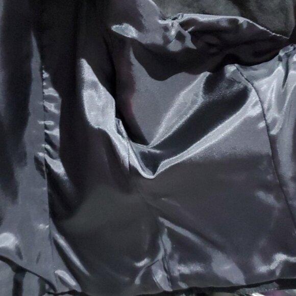 DOUBLE D RANCH BLACK SUEDE LEATHER BLAZER JACKET TURQUOISE  SIZE LARGE C… - Picture 9 of 12